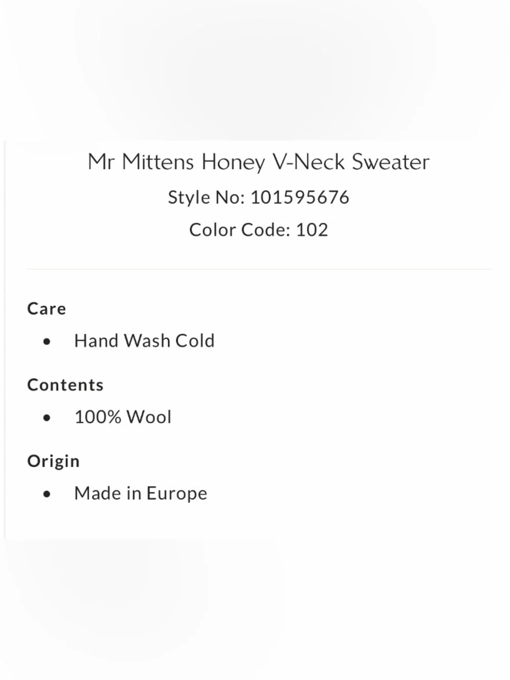 ▪️NWT Mr Mittens/Free People Honey V-Neck Sweater